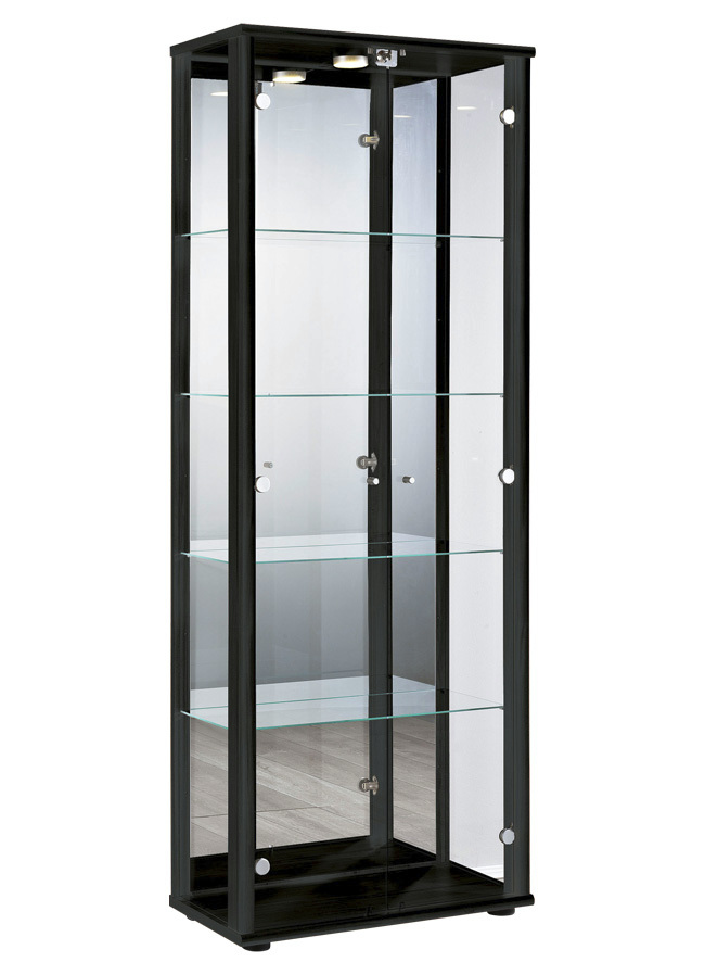 Vitrine, 2-türig, mit LED-Beleuchtung
