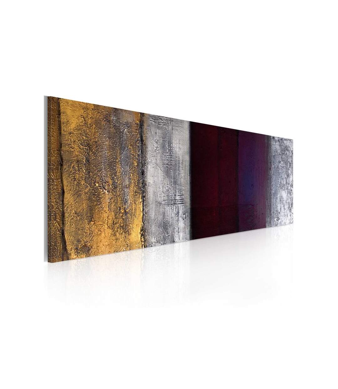 Paris Prix - Tableau Peint à La Main changement D'ambiance 40x100cm