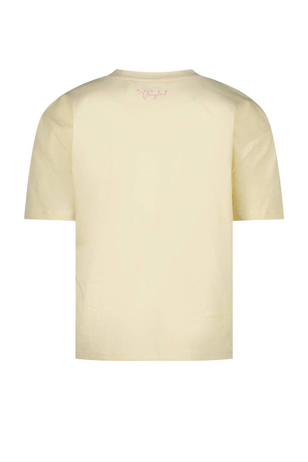 Vingino T-shirt met printopdruk offwhite