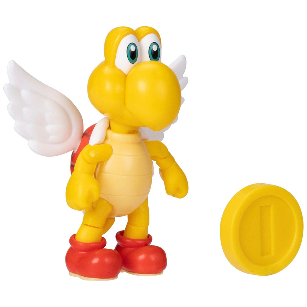 Nintendo Super Mario 10 cm rote Para Koopa Troopa Figur mit Münze