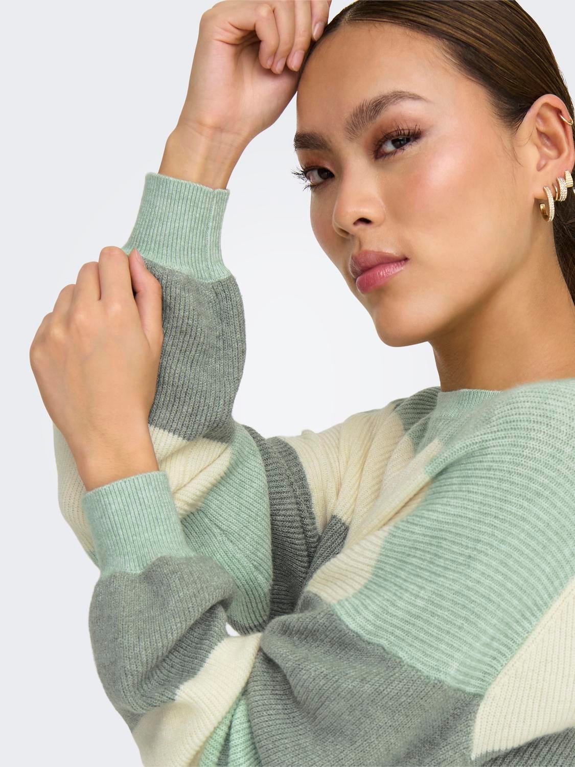 ONLATIA Strickpullover Silt Green