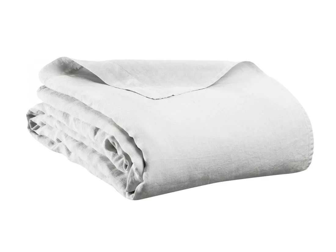 Drap plat Kala blanc 240 x 300 cm Vivaraise