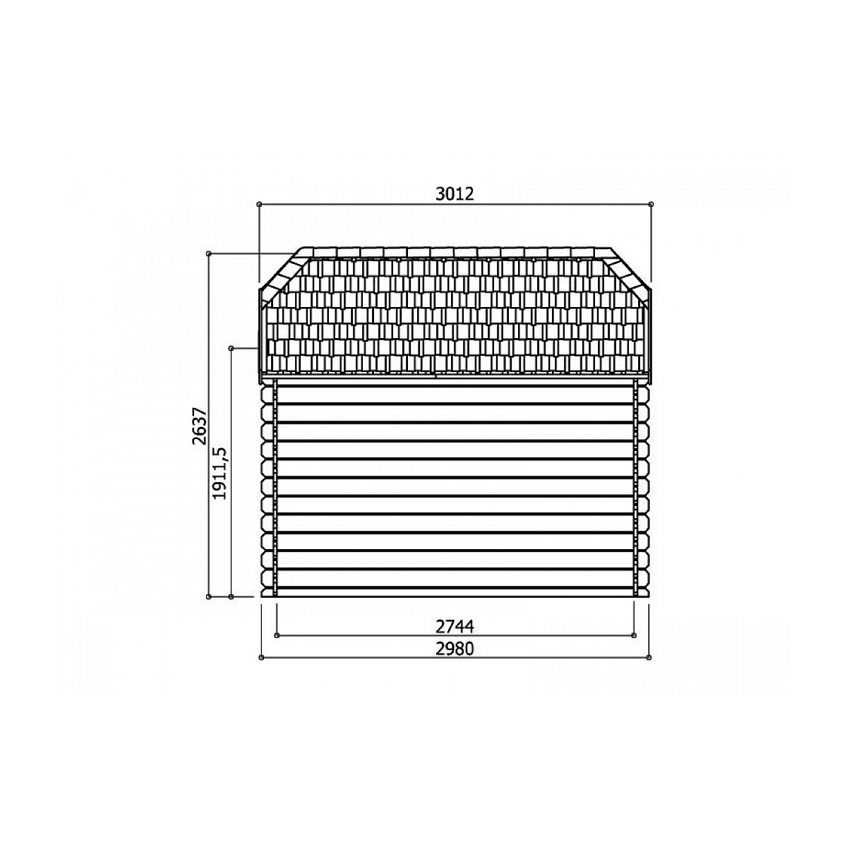 Abri de jardin maisonnette galway