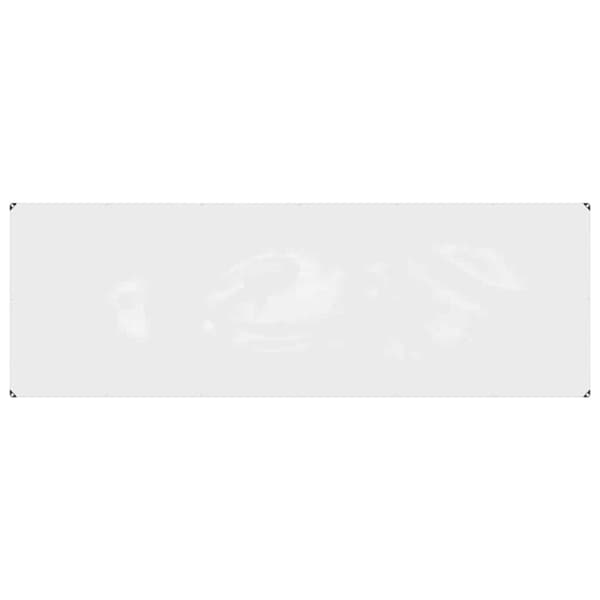 vidaXL Klar presenning med maljer 1x3 m PVC
