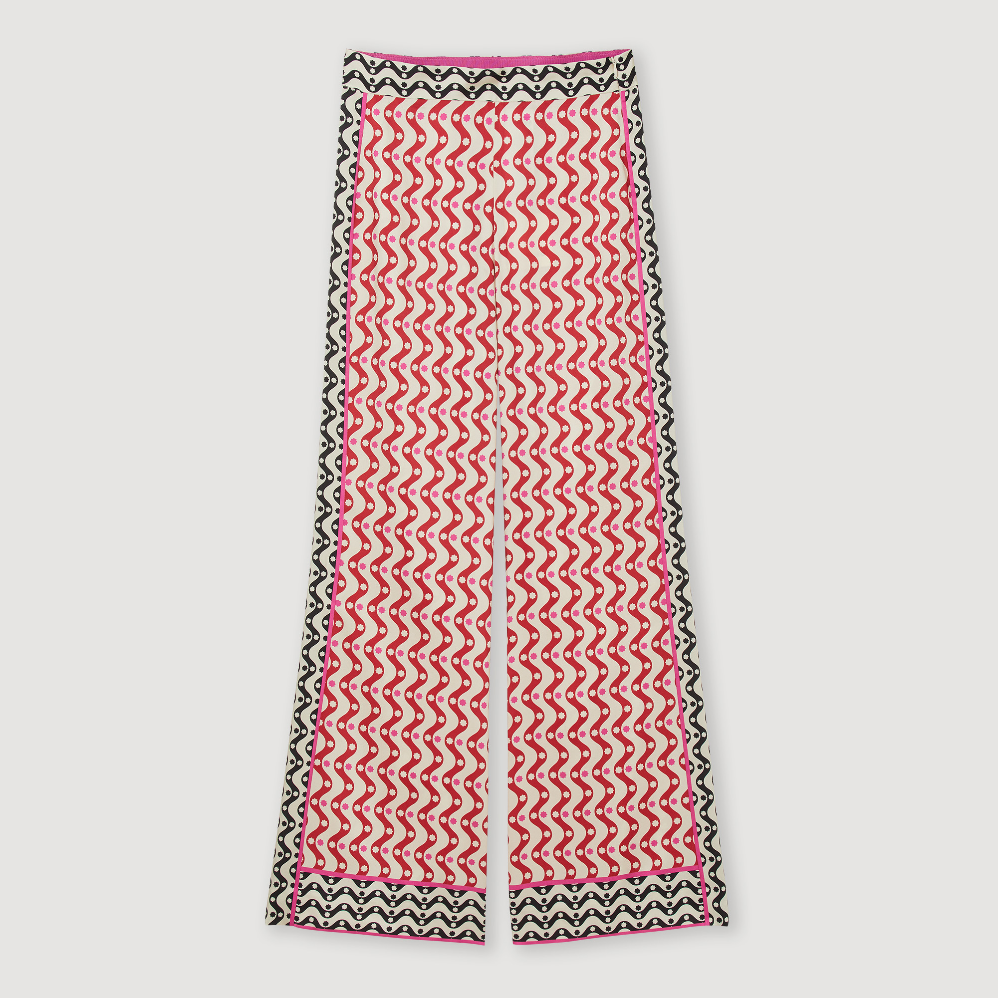 Pantalon fluide imprime etoiles