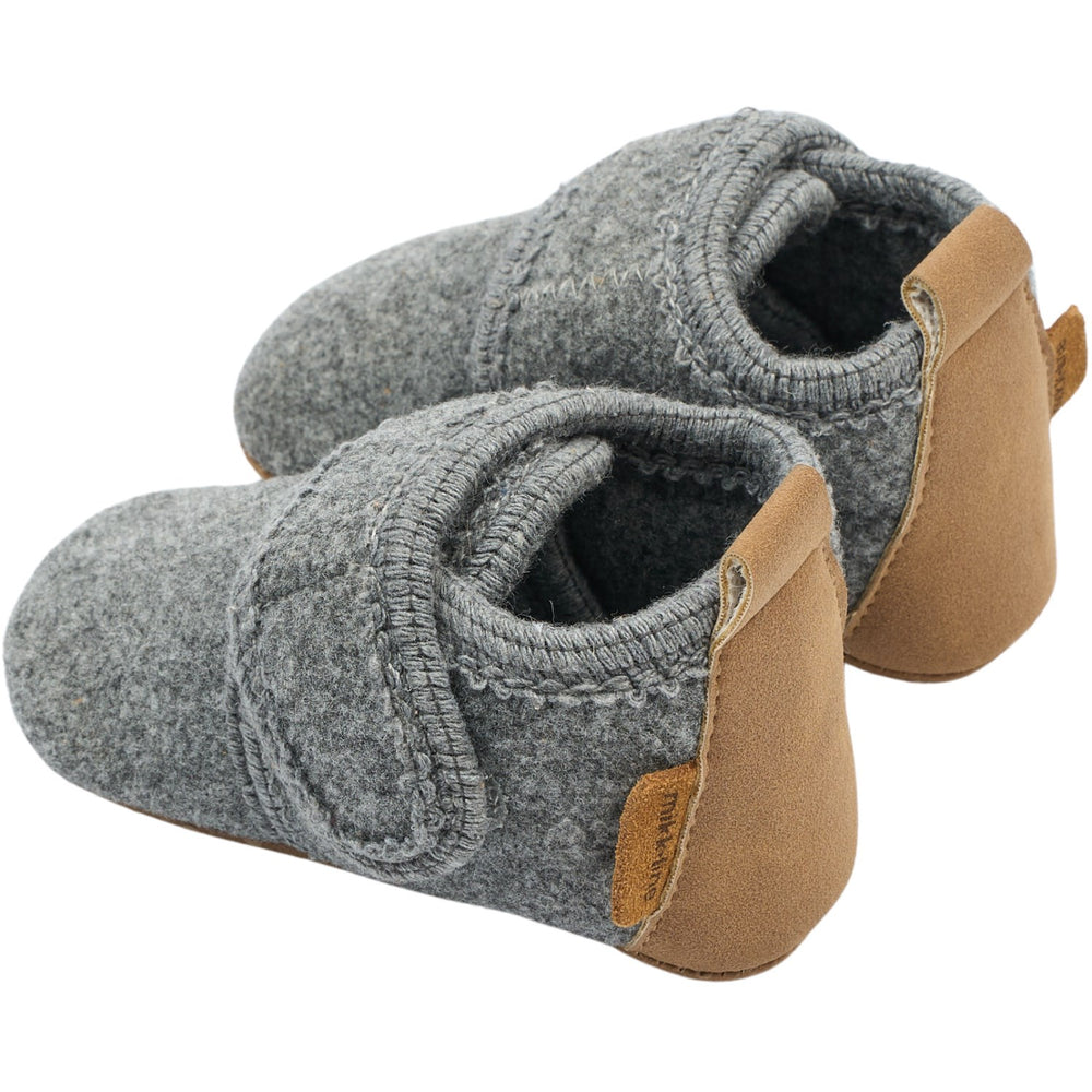 Køb Mikk-Line Light Grey Melange Prewalker Felt