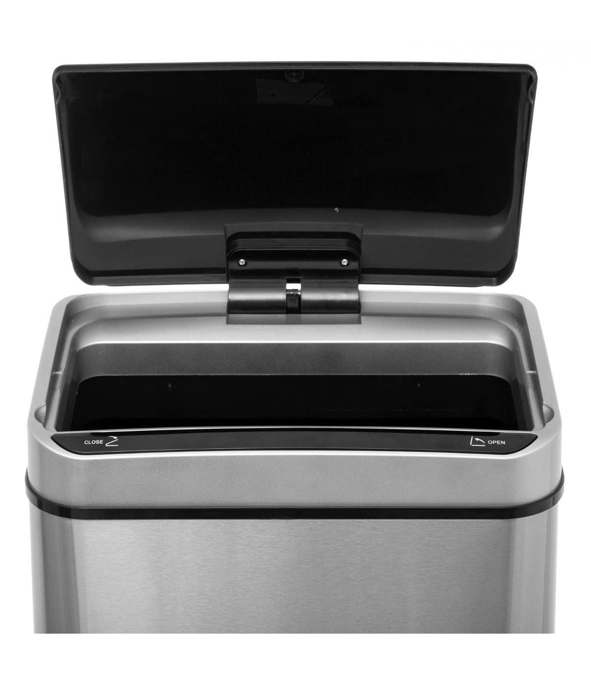 POUBELLE METAL 40L INOX SENSOR
