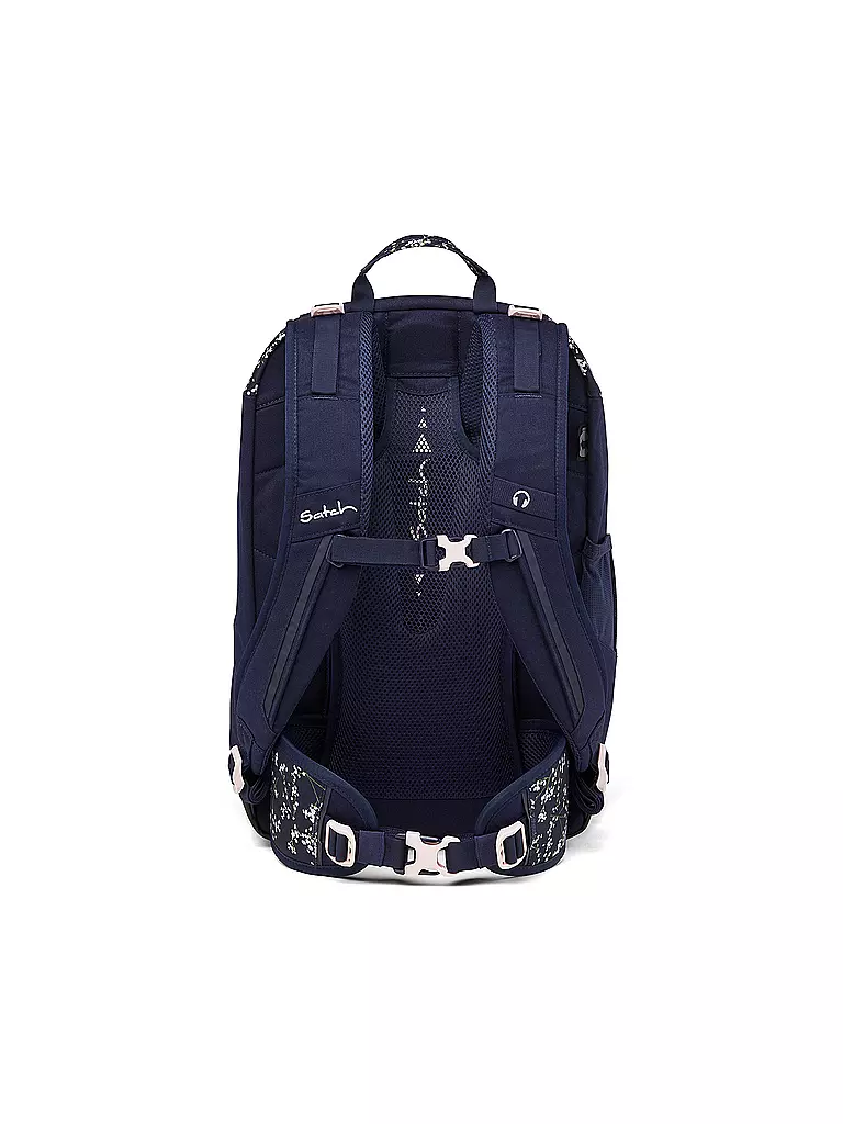SATCH Schulrucksack Air Bloomy Breeze dunkelblau