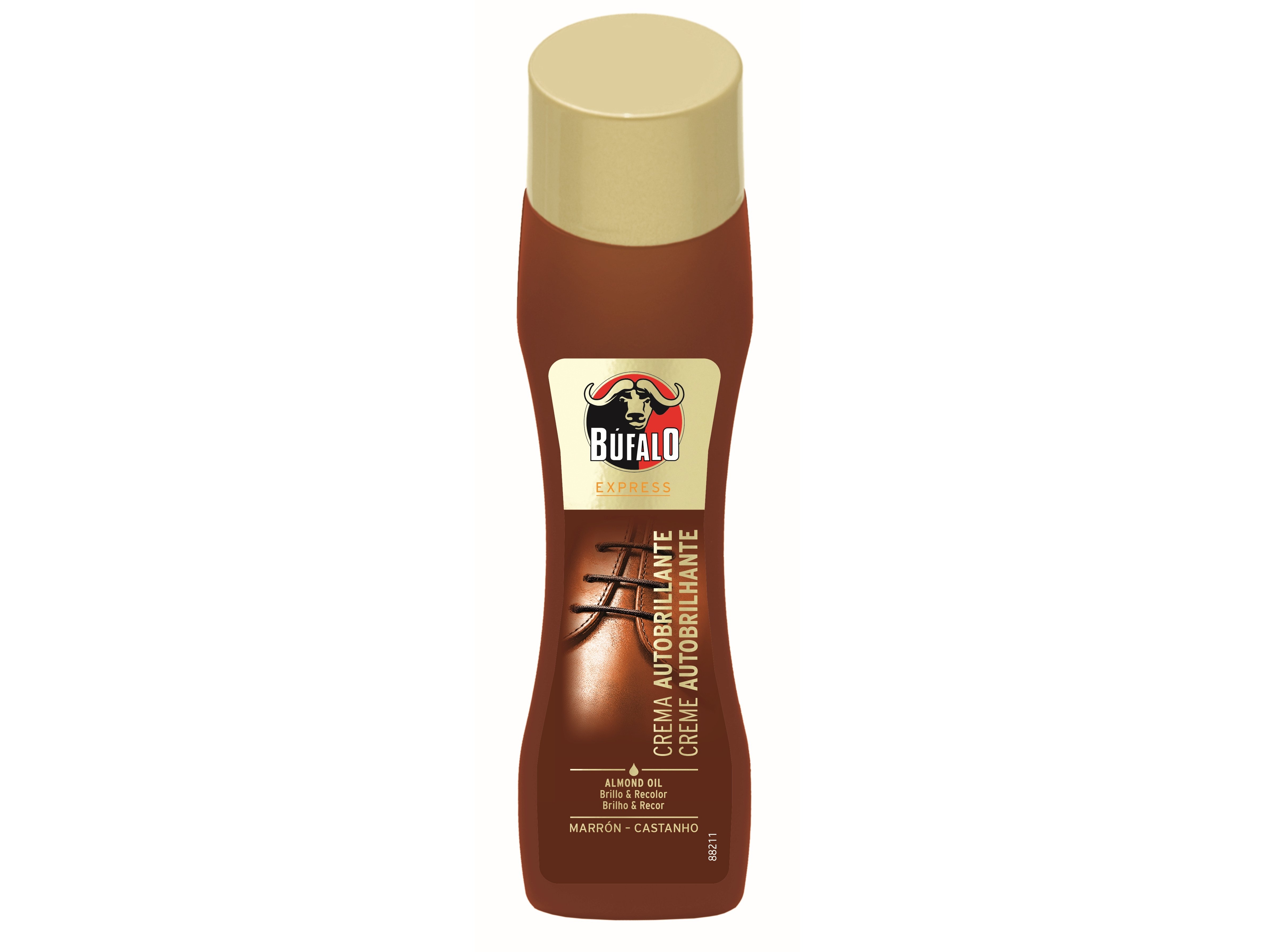 AUTOBRILHANTE CALÇADO COM ESPONJA CASTANHO BÚFALO 50ML