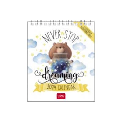 Legami Special Edition - Calendrier 2024 - 12 x 14,5 cm - aphorismes