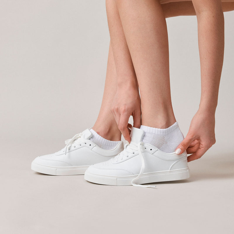 Sneaker Socken für Herren & Damen aus Bio-Baumwolle Schwarz