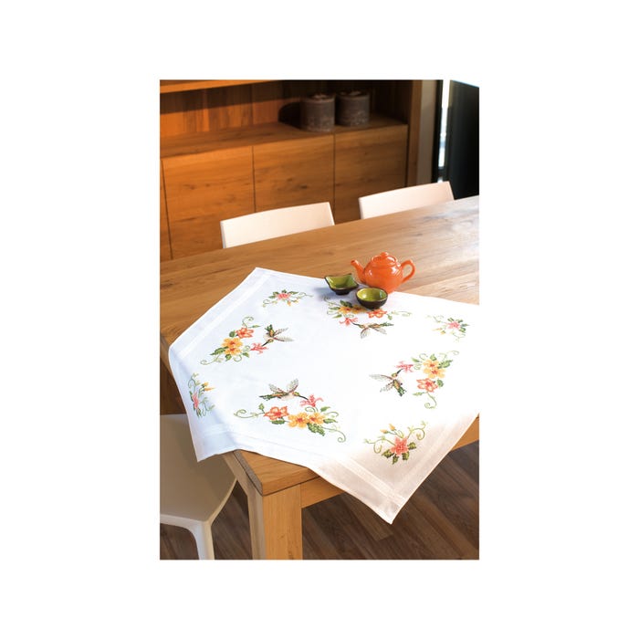 Vervaco-Borduurpakket tafelkleed kolibri