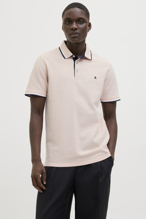 Jack & Jones roze heren polo