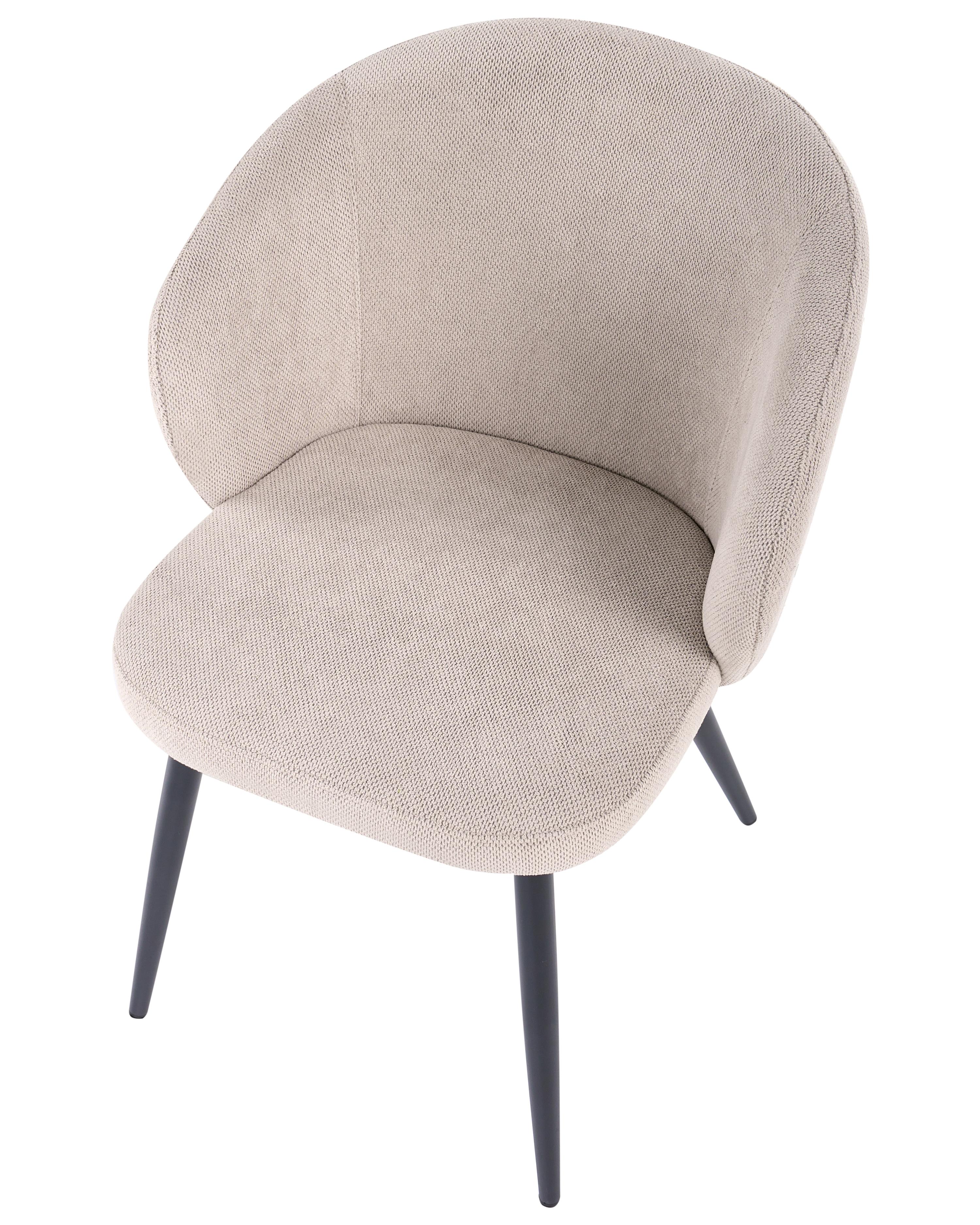 Set van 2 eetkamerstoelen MOUNDVILLE Stof Taupe