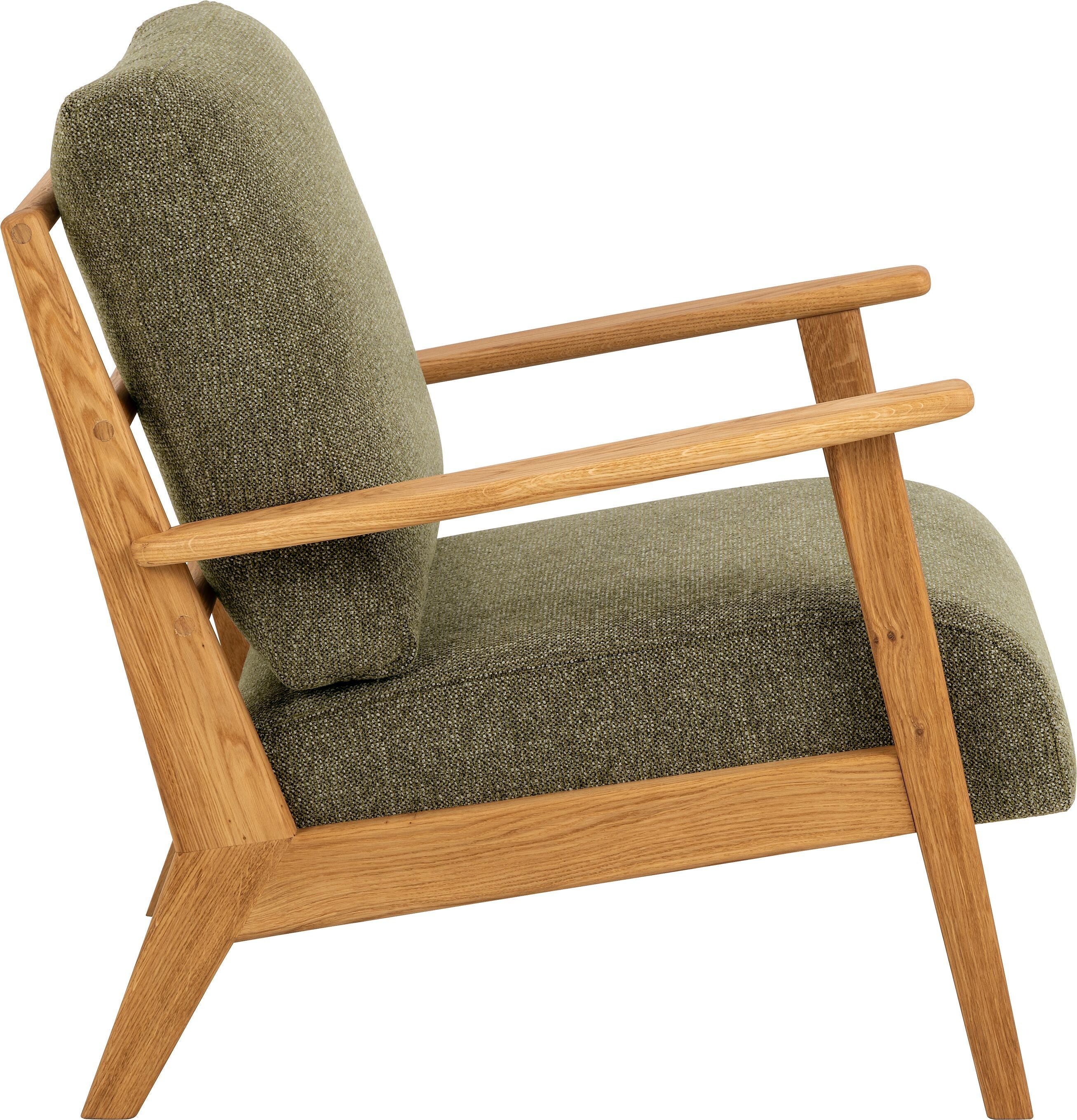 FAUSTO Sessel - Grün / B: 83.0 cm x T: 75.0 cm x H: 80.0 cm