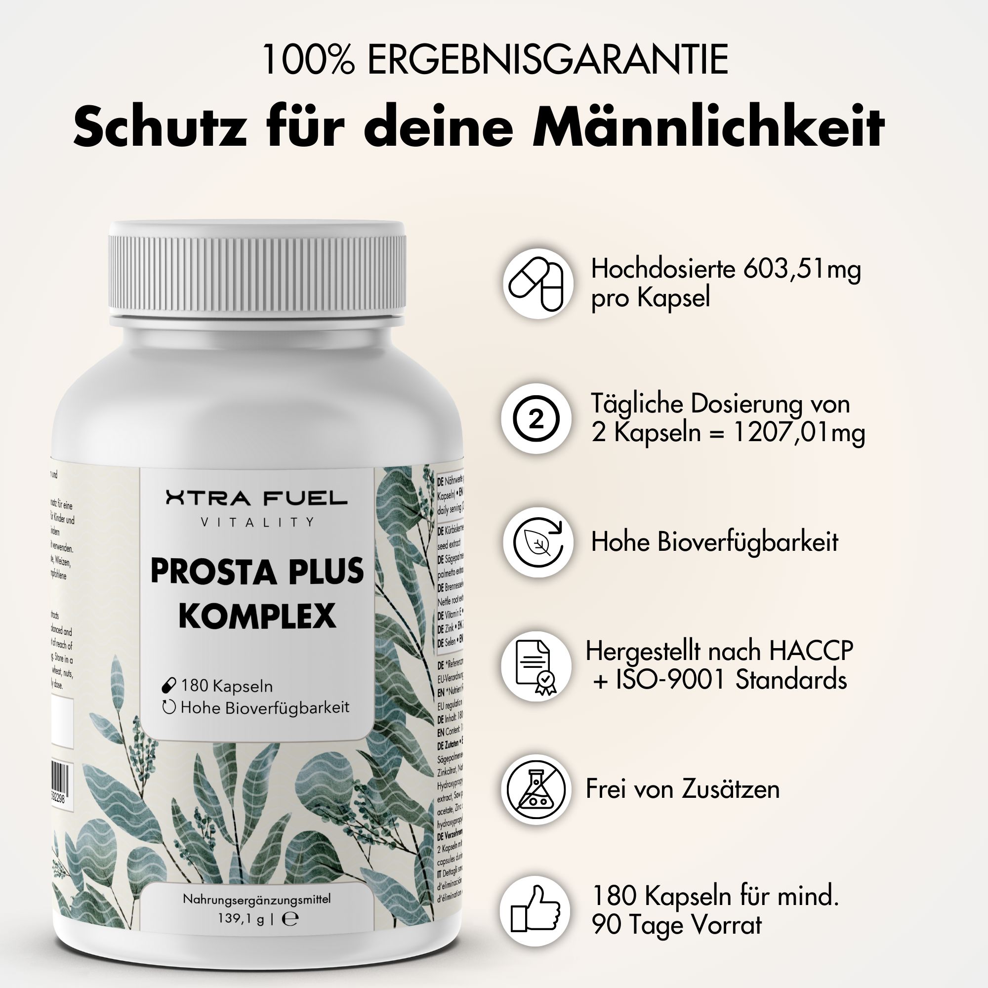 XTRA FUEL Prostata Kapseln - Prosta Plus Komplex