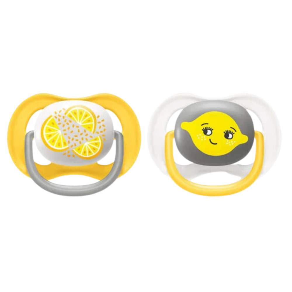 Philips Avent Fopspeen Ultra Air 6-18 mnd Lemon2 stuks