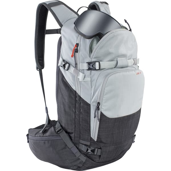 Sac à dos ski EVOC LINE 30L SILVER HEATHER CARBON GREY