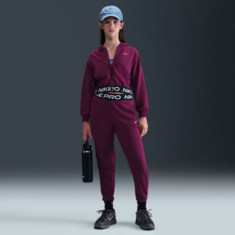 Nike Pro Fleece Dri-FIT joggingbroek voor meisjes - Rood