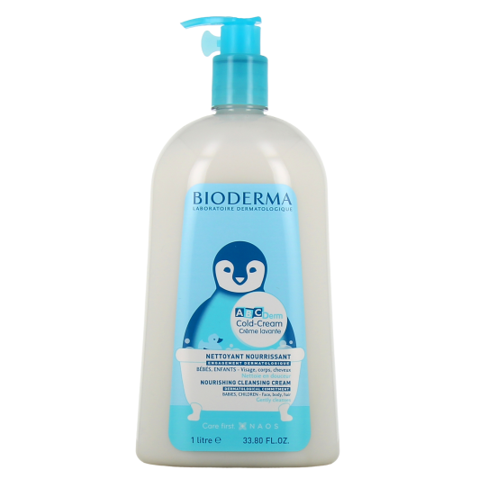 Crème lavante nourrissante pour bébé au Cold Cream Bioderma ABCDerm