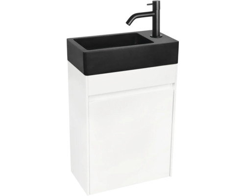 Wastafelmeubel Verschil HURA L BxHxD 39,5 x 52 cm x 21,5 cm Frontkleur wit