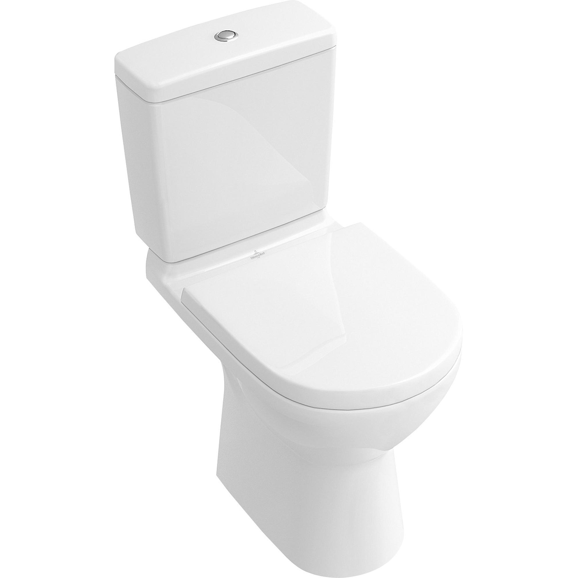 Villeroy & Boch O.novo randloos duoblok toilet PK wit glans