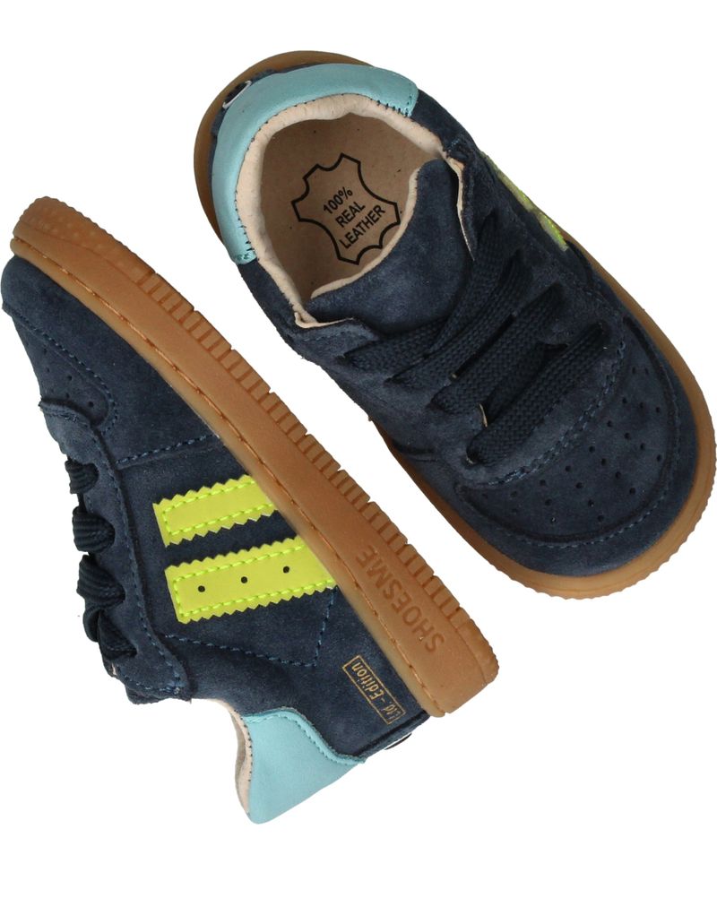 Shoesme Veterschoenen Blauw Jongens