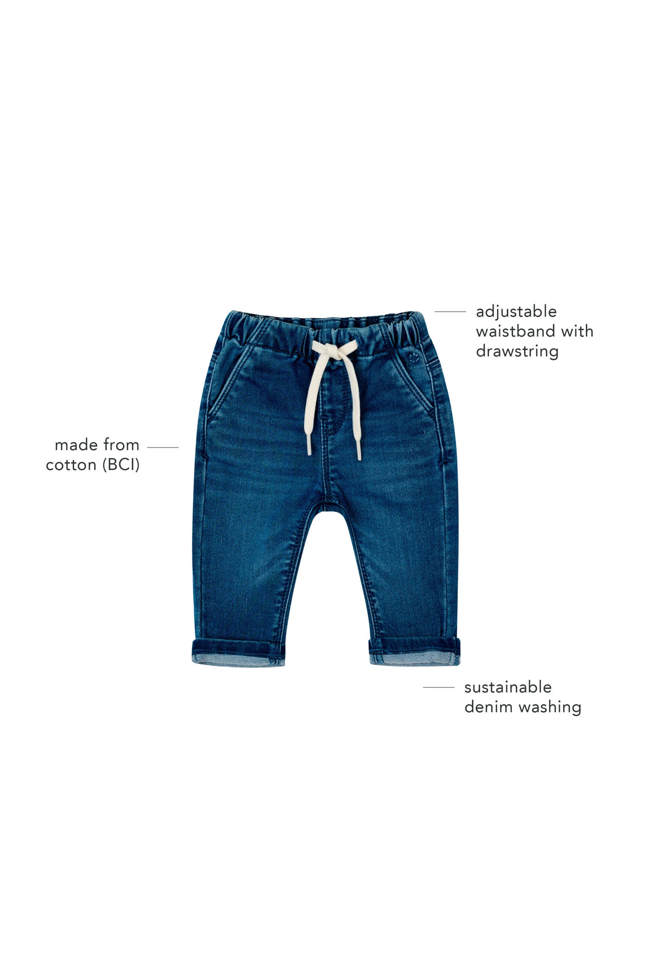 Noppies Baby Jeans Gudar Blue Denim