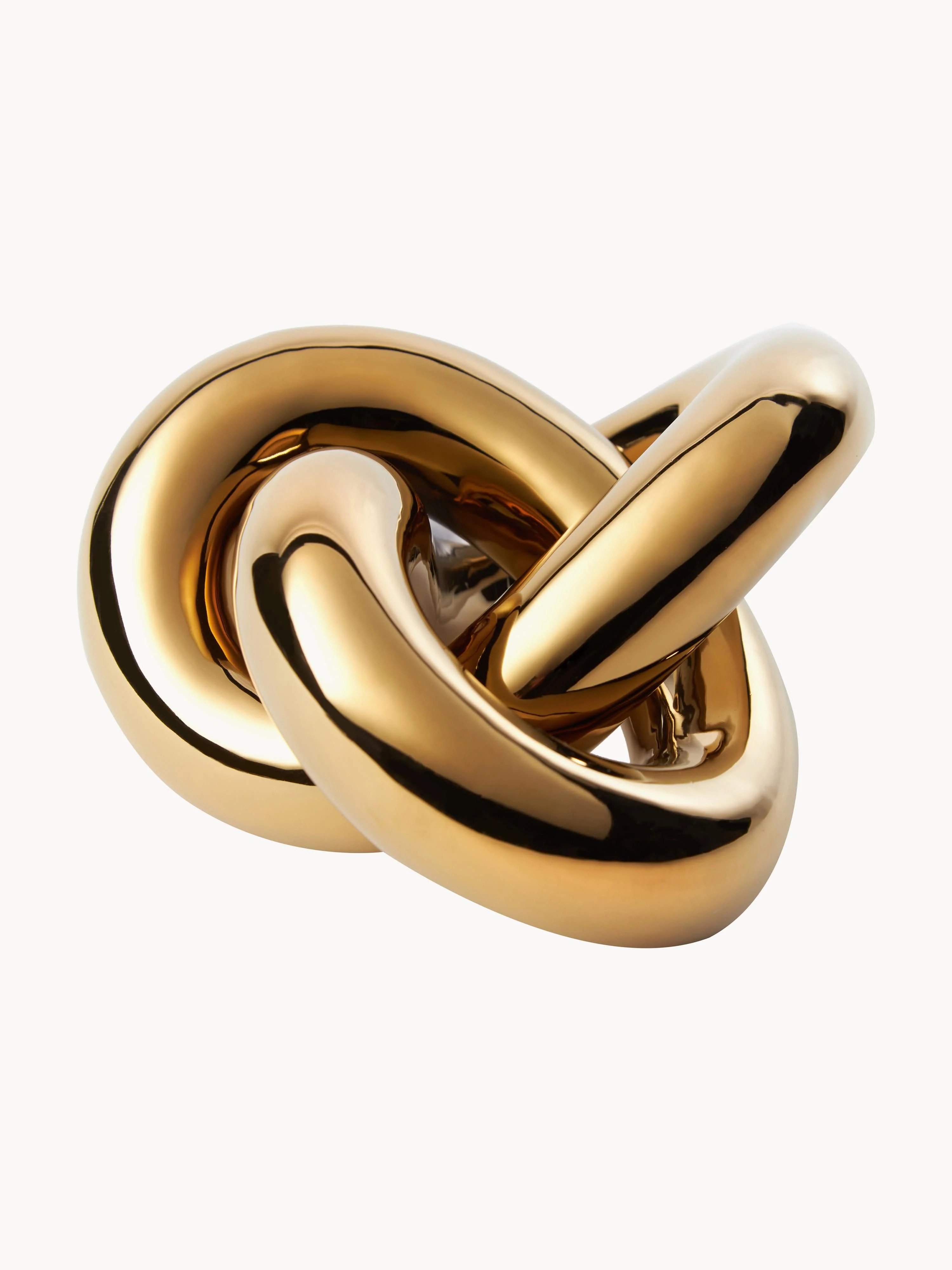 Handgemaakt decoratief object Knot, H 9 cm