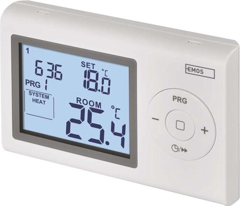 Emos - P5607 - Thermostaat - Wit - Bedraad - Programmeerbaar