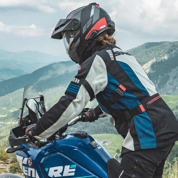 Schuberth - Casque E2 Defender Noir Mat / Rouge
