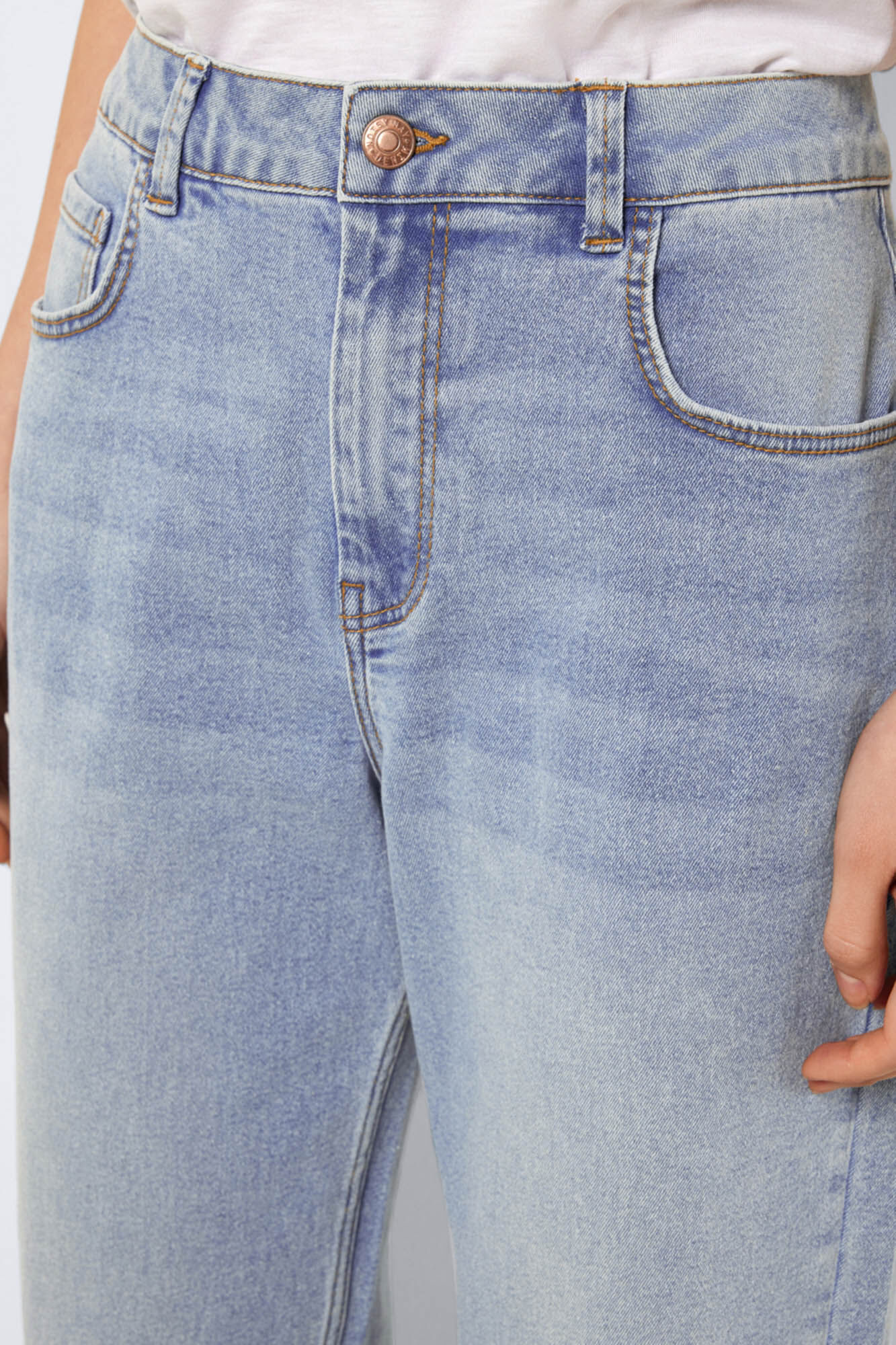 Calça jeans reta