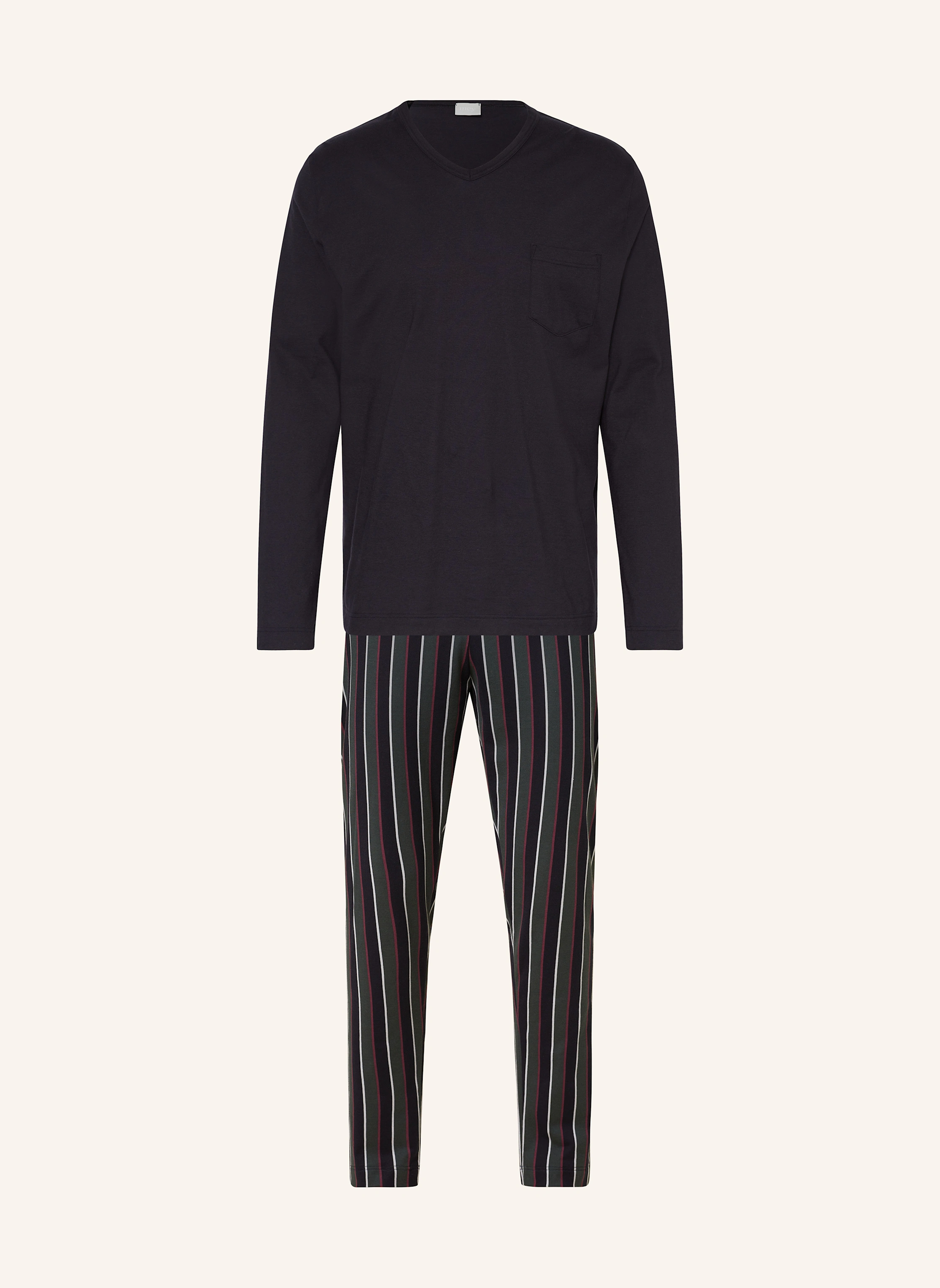 mey Schlafanzug Serie DARK STRIPE