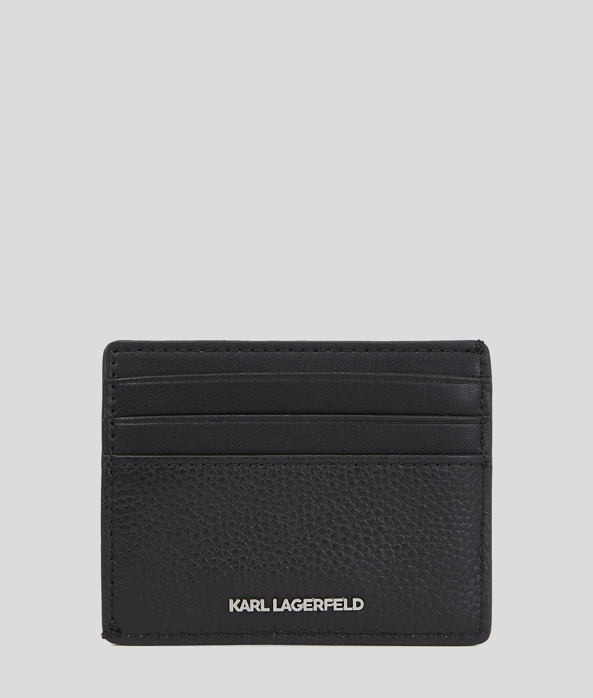 PORTE-CARTES EN CUIR GRAINÉ K/IKONIK