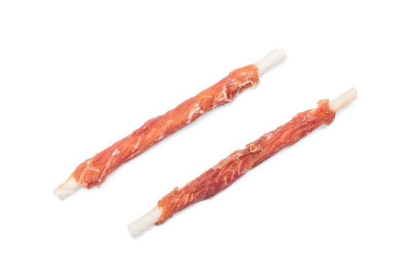 Beeztees Kerst kauwstaaf - Hondensnack - 8 Stuks - eend
