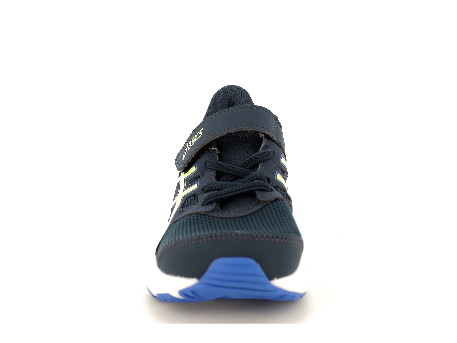 Asics-JOLT 4 PS Matières combinées Bleu-Jaune