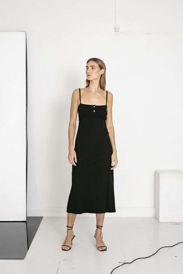 Blanche Bella-BL Strap Dress Black