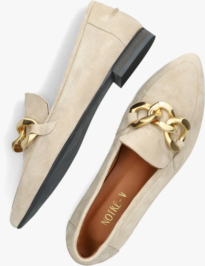 NOTRE-V beige notre-v loafers 4638