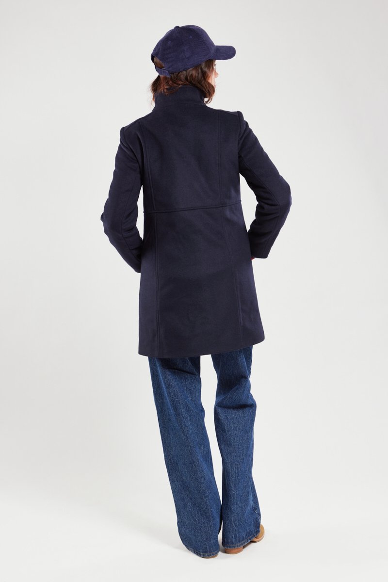 Manteau bi-colore - laine