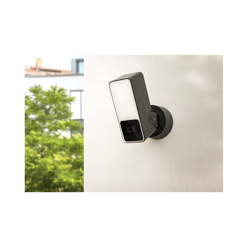 eve Outdoor Cam Smarte Flutlichtkamera schwarz