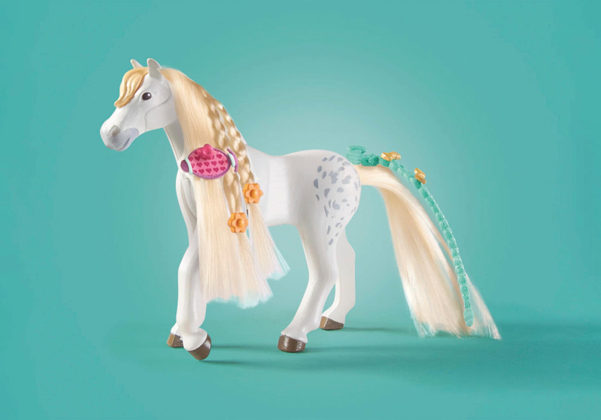 Playmobil® Konstruktions-Spielset »Isabella & Lioness mit Waschplatz (71354), Horses of Waterfall« teilweise aus recyceltem Material
