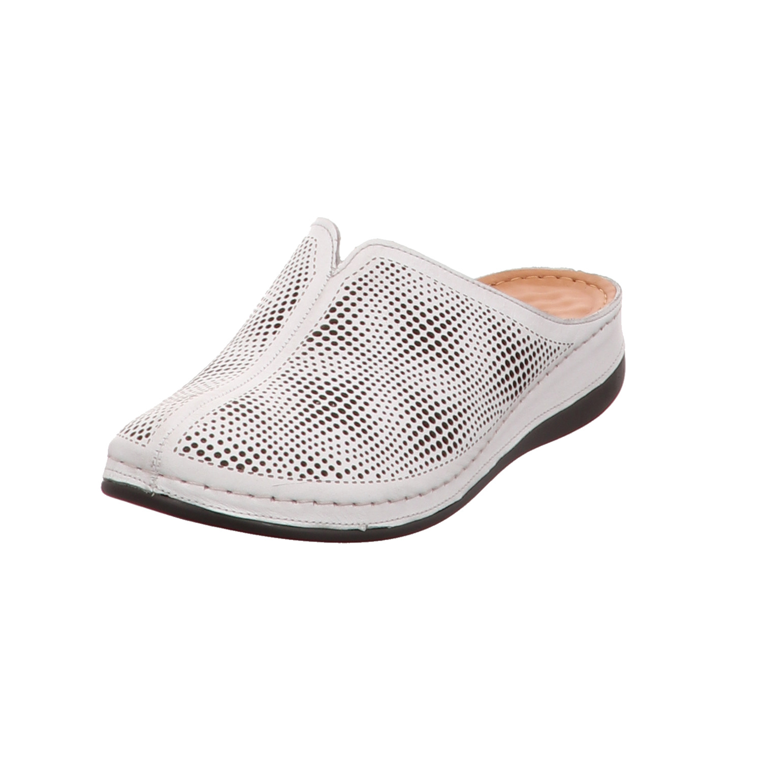 elbandi Pantolette weiß weiss/weiss kombi