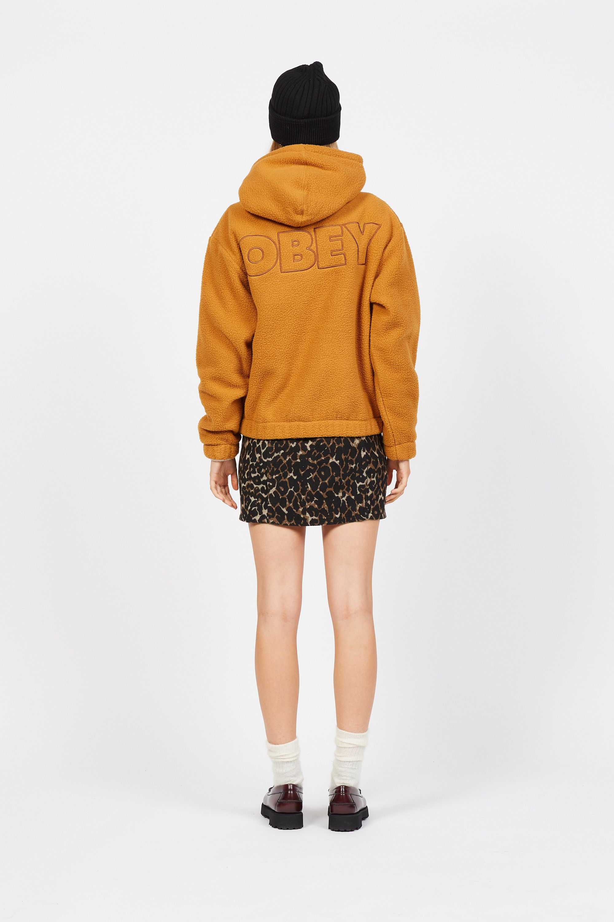 OBEY Hoodie ASHER Marron