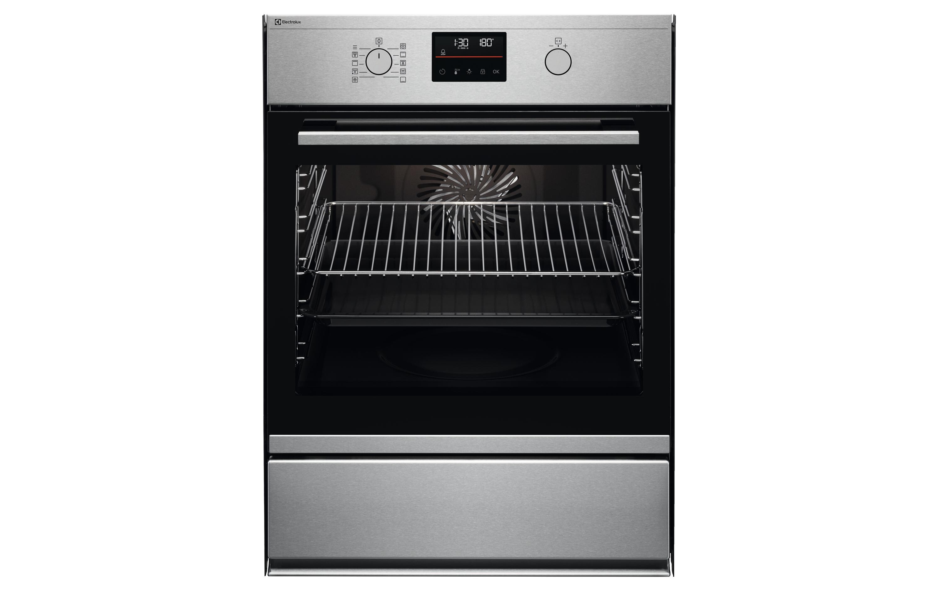 Einbaubackofen EB7L4XCN Schwarz/Silber A+<br>Backofen für den Einbau
