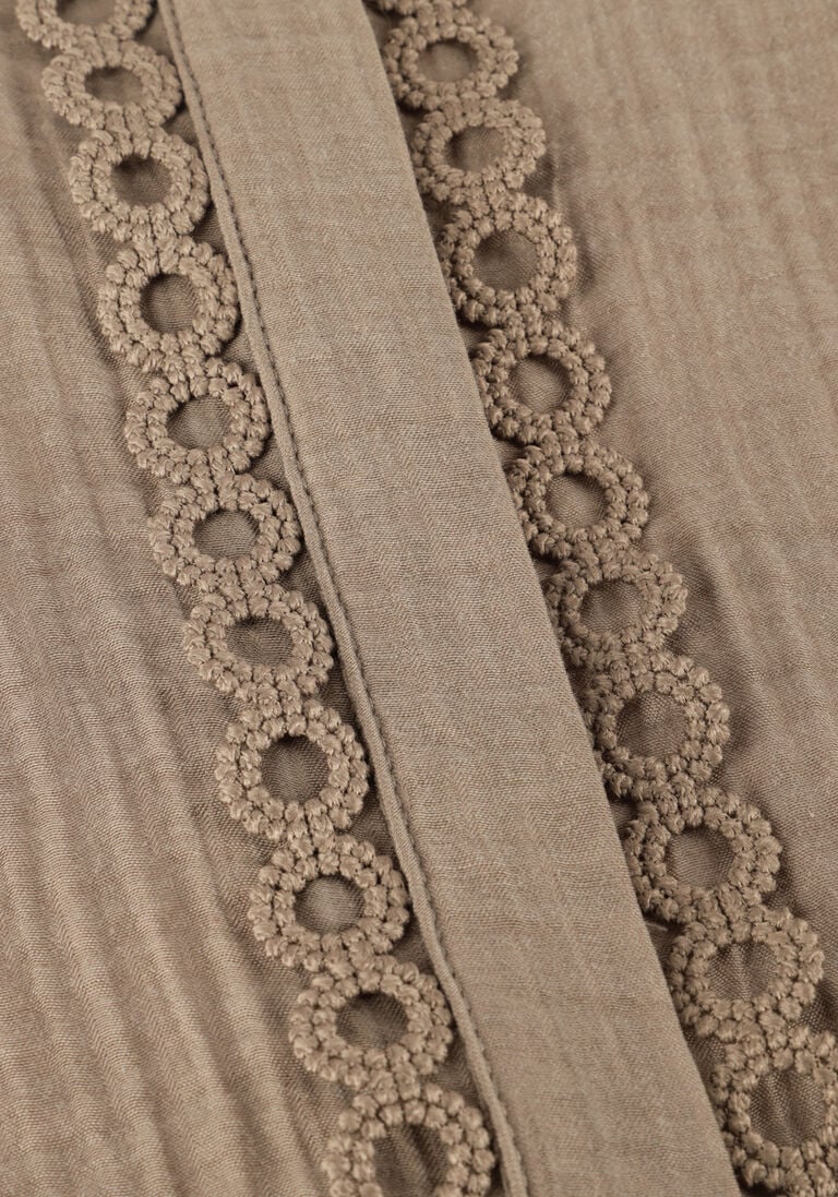 taupe co'couture tops & t-shirts tassy lace shirt