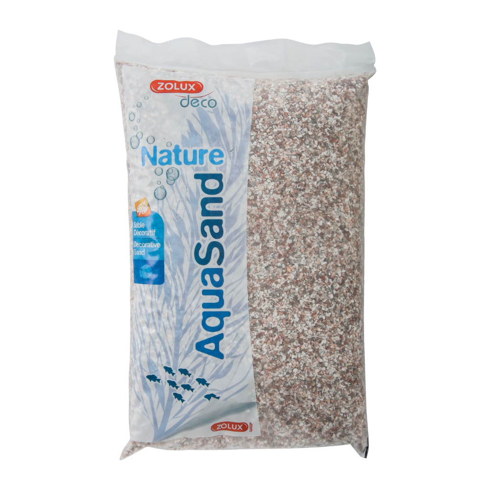 Sol décoratif aquasand cristobalite rose 4kg (lot de 2)
