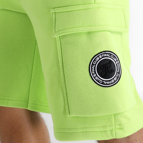 Short Jogging Cargo Premium 1110 Vert Lime