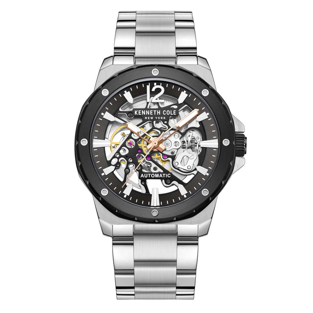 Montre Kenneth Cole Automatic Bicolore Blanc / Noir
