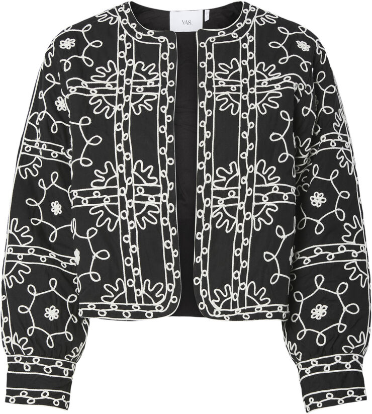 YAS YASMANILA LS QUILTED JACKET S. - D2 Sort