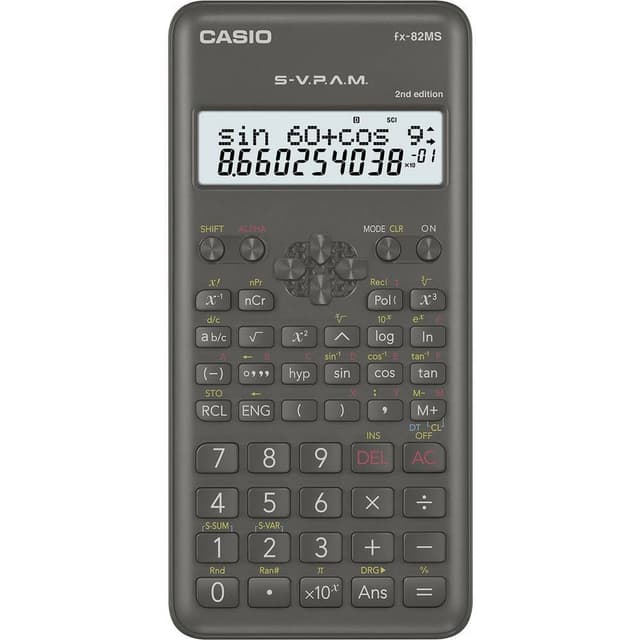 Casio FX-82MS-2 Skolelommeregner 1 stk